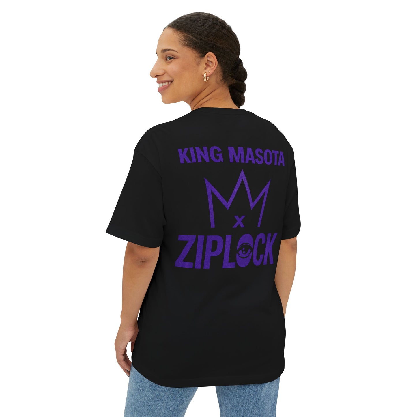 Plain Jane Eye Crown T-Shirt - Limited Drop by King Masota | Purple Royal Streetwear