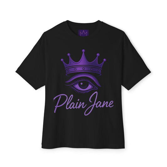 Plain Jane Eye Crown T-Shirt - Limited Drop by King Masota | Purple Royal Streetwear